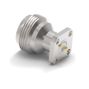 Buy cheap 18GHz, N Type Jack(Female) Straight Connector, 4-Hole Flange(12.7mm*12.7mm), from wholesalers