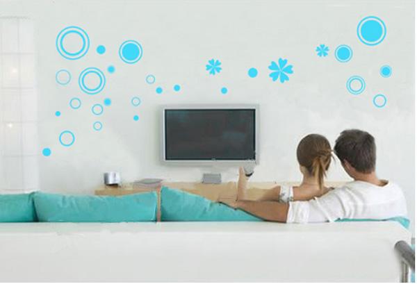 Novelty Custom Wall Flower Stickers HB-099, /Decal Wall Stickers /Wall Sticker