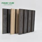12mm Thickness PET Slat Wooden Acoustic Panel for Acoustic Improvement