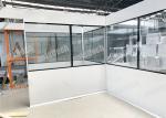 HVAC AHU Plexiglass PLC Clean Rooms Class 10000 Air Locked For Food Packing Line