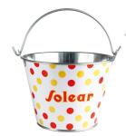 Party Mini Metal Tin Buckets 0.35mm Decorative Pails Buckets