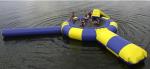0.9mm PVC inflatable water trampoline, water bouncer toys, Square trampolines