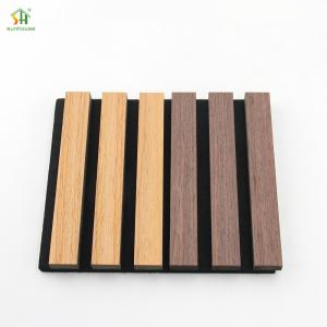 Wholesale 1220x2440mm Versatile MDF Oak Acoustic Slat Wall Panel For Commercial And Residential In Home from china suppliers