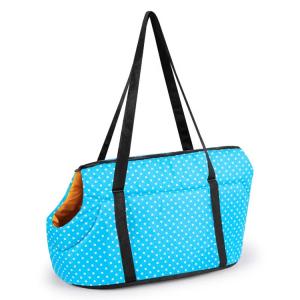 Wholesale Dot Printed Pet Carrier Bag Polyester Material Weight 1kg Zipper Closure from china suppliers