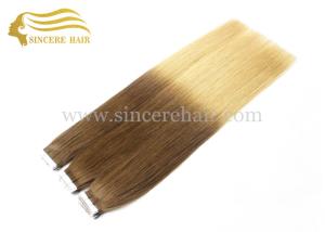 Wholesale Hot Selling 24 Inch Ombre Blonde Double Drawn Seamless Tape In Remy Human Hair Extensions for sale from china suppliers