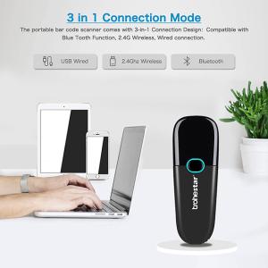 Wholesale USB Wireless Online 1D 2D Laser Barcode Scanner For PC from china suppliers