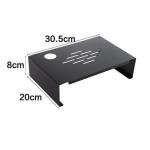 Stainless Steel Metal Stamping Sleek Monitor Stand With Riser Design Cable