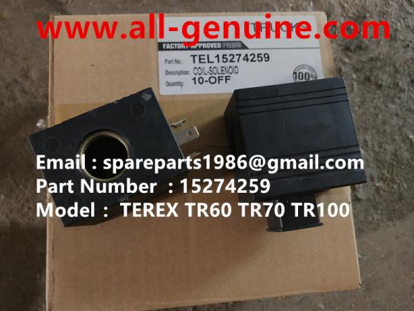TEREX 15274259 COIL SOLENOID NHL RIGID DUMP TRUCK TR35 TR50 TR60 TR100 3305B