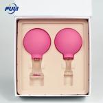 2pcs 15/25mm Facial Cupping Set For Neck Skin Anti-Wrinkle Effect Facial Massage