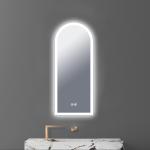 Arch Shape Modern Luxury Hotel Bathroom Decorative Round Wall Smart Mirror With