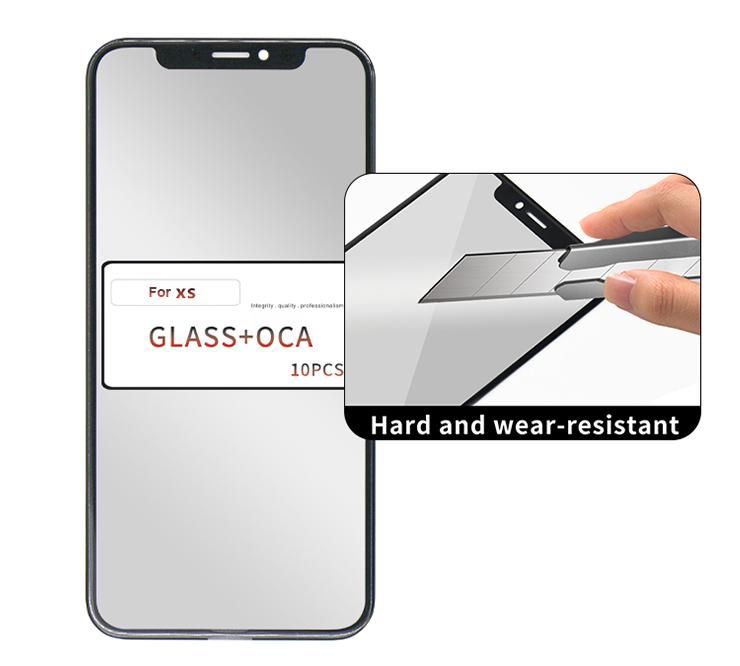 Antiwear Front OCA Touch Glass Phone Repair Parts For IPhone Xs Max