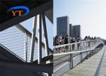 Aisi 304 316 Ferrule Stainless Steel Rope Mesh Netting Safety Nets For Bridge