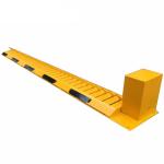 Residence Remote Control Parking Bollards , Tyre Killer Barriers Black
