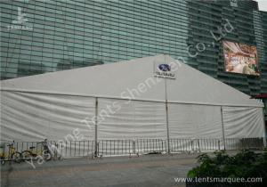 Wholesale 20M Width White Fabric Cover Outdoor Exhibition Tents / Outdoor Event Tent Aluminum Alloy Frofile from china suppliers