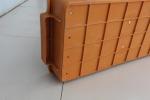 4 Channel Plastic Mining Core Boxes For Drilling Explore 55mm Rock Core