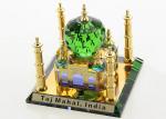 Miniature Crystal Taj Mahal Replica 80*80*70mm For Travel Commemorate