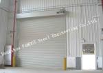 Automatic High Speed Electric Roller Shutter Doors PVC Fabric Doors With