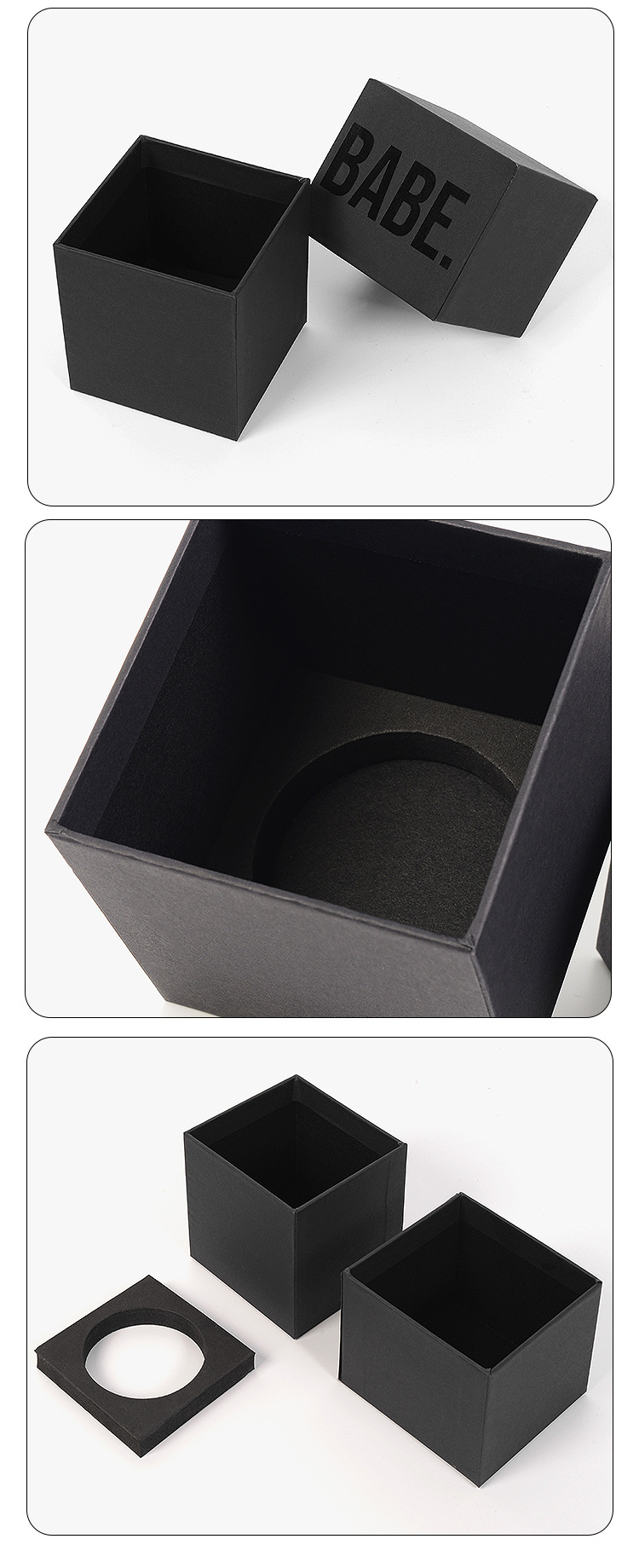 Cutomized Sizes Rigid Boxes Tailored Packaging for Custom Luxury Candle and Diffuser