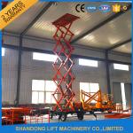 500kgs Hydraulic Hydraulic Lift Table Mobile Aerial Work Platform with 4 Wheels