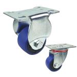 TPR Swivel 2 Inch Furniture Casters Twin Ball Bearing High Loading Capacity