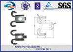 Customized 55Si2Mn 38Si7 Elastic Rail Clips , E Clips Railway Fasteners