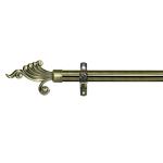 28 MM Diameter Single Iron Curtain Rod With Aluminum Finial