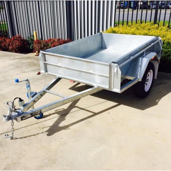 750kg Load Capacity 6x4 Galvanised Off Road Trailer , Off Road Tandem Camper