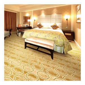 China Wall To Wall 100% Polyester Printed Carpet For Hotel Inn Room on sale