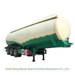 3 Axle V Shape Steel Bulk Cement Tanker Trailer With 40000 Liters Capacity