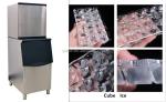 Industrial 500kg Ice Cube Making Machine 1000 Pound Cube Maker For Restaurant