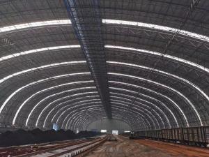 Wholesale Large Span Space Truss Structure Building , Lightweight Steel Warehouse Shed from china suppliers