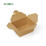 ODM Disposable Biodegradable Paper Food Take Out Containers Anti Water