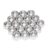 Stainless Steel 304 Metal Hexagon Lock Nut Passivated For Industrial