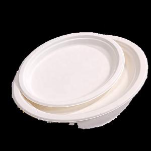 Wholesale Custom Printed Compostable Smoothie Cups Sugarcane Bagasse Plate 20 Oz from china suppliers