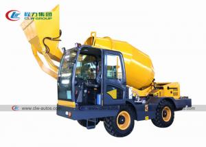 China Mobile Self Loading Cement Concrete Mixer Truck 4CBM 4.5CBM With 270 Deg Rotation on sale