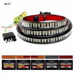 LED Strip Light for Truck Tailgate Side Bed Continuous Amber Brake Running Turn