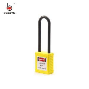 Wholesale BOSHI High Quality Nylon PA 76mm Long Shackle Safety Padlocks from china suppliers