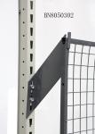 Grey Color Heavy Duty Steel Brackets Stand Off Size 100mm Depth Anticorrosive