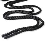 Black / Yellow / Red Elastic Battle Power Rope 50mm PET Rope
