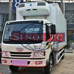 Wholesale 8 - 12 Tons Refrigerated Box Truck , 6 Wheels 4x2 Drive Freezer Box Truck from china suppliers