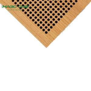 Wholesale 16/16/8 6 Pattern Veneer Sound Proof MDF Acoustic Wood Panel for Wall Decoration from china suppliers