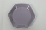 New hexagon ceramic fruit plates colorful dish for home interesting colors