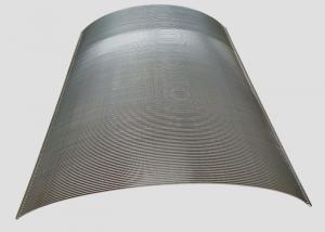 China Water Well Wedge Wire Screen Sieve V- Wire Curved Bend Shape with 0.1mm Slot on sale
