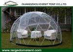Aluminum Frame Prefab Large Glass Dome Tent Garden House For Party
