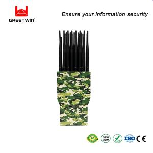 Wholesale 16000mAH 21.0W Wifi Signal Blocker 21 Antennas With Car Recharger from china suppliers