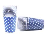 Eco Friendly Hot Liquid Paper Cups , PE Coated Thermal Paper Cups Dot Pattern