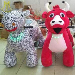 Wholesale Hansel amusement park games plush animales mountables electric toy rides from china suppliers