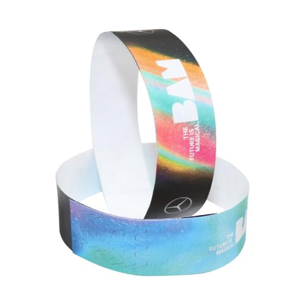 Custom Tyvek Dupont Paper Wristband Activity Events Paper Event Admission