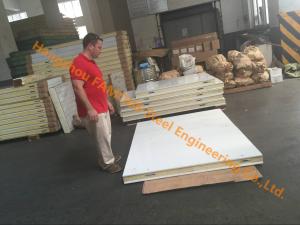 Wholesale Cold Storage Room Panels Hinge Door Camlock PU Panels 200mm For Frozen Food from china suppliers