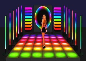 Wholesale Rental Illuminated Floor LED Screen Aluminum SMD P7.2 High Definition Video from china suppliers